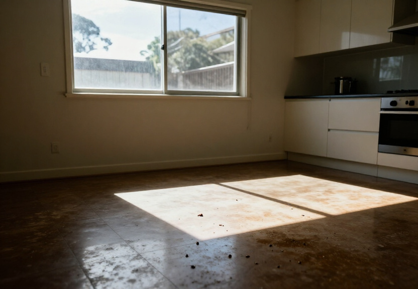 Rodent infestation in a Sandy Point warehouse before treatment