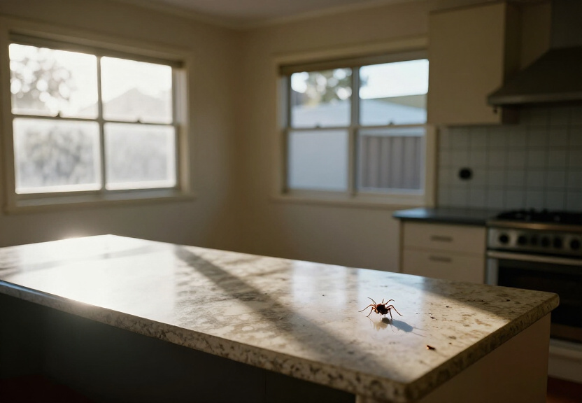 Termite damage in a Sandy Point property before treatment